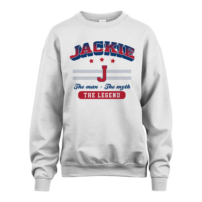 The Man The Myth The Legend With Your Name Shirt JACKIE M1-35
