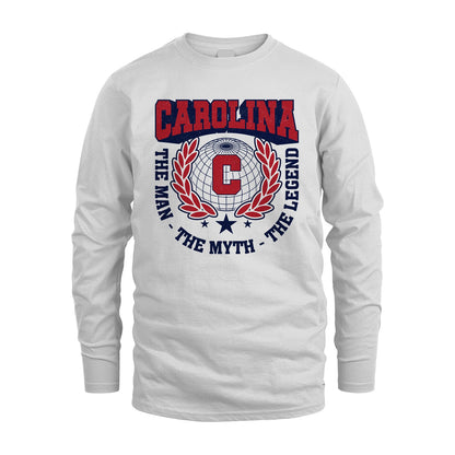 The Man The Myth The Legend Logo Shirt CAROLINA M1-30