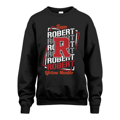 Team Your Name Lifetime Member Sporty Shirt ROBERT M1-25