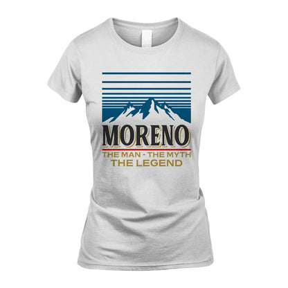 The Man The Myth The Legend Vintage Mountain Shirt MORENO M1-19