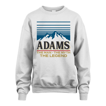 The Man The Myth The Legend Vintage Mountain Shirt ADAMS M1-19