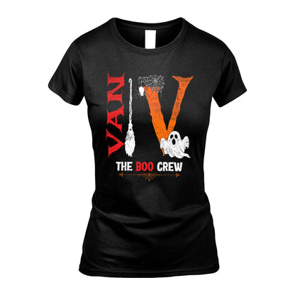 The Boo Crew Halloween With Your Name Shirt VAN M1-23