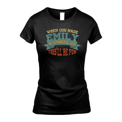 The Man The Myth The Legend Sporty Shirt EMILY M1-15