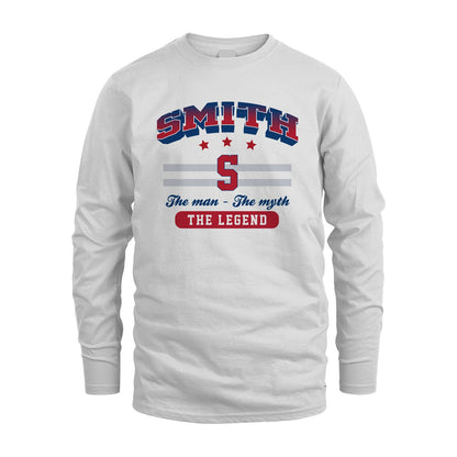 The Man The Myth The Legend With Your Name Shirt SMITH M1-35