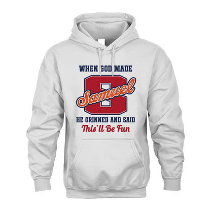 God Made Your Name Custom Shirt SAMUEL M1-16