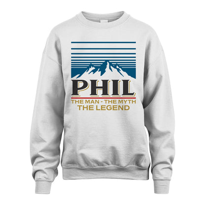 The Man The Myth The Legend Vintage Mountain Shirt PHIL M1-19
