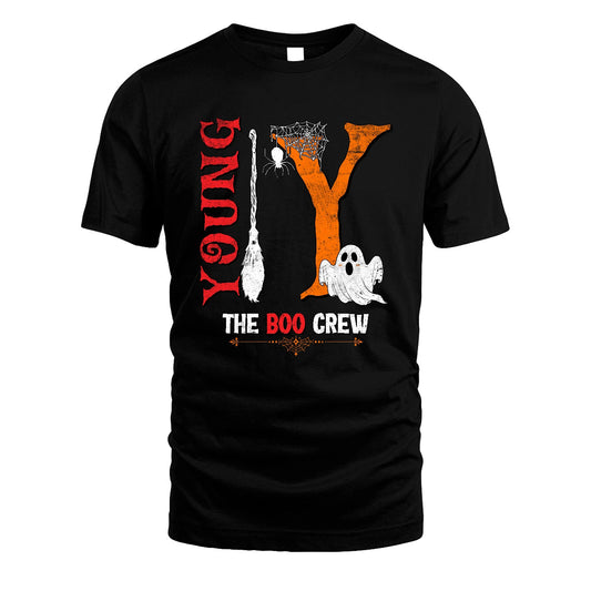The Boo Crew Halloween With Your Name Shirt YOUNG M1-23