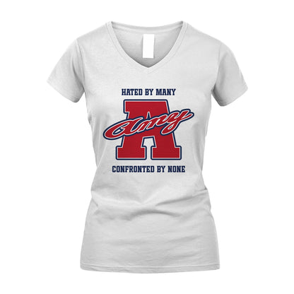 Hated By Many Confronted By None Personalized Name Shirt AMY M1-8