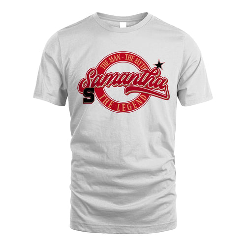 The Man The Myth The Legend Sporty Shirt SAMANTHA M1-14