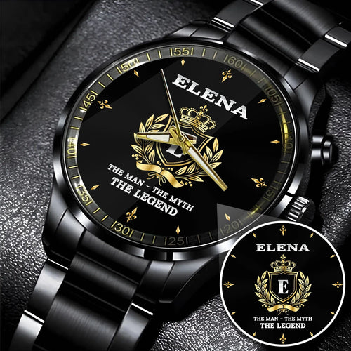 The Man The Myth The Legend King Crown Watch ELENA M1-W4