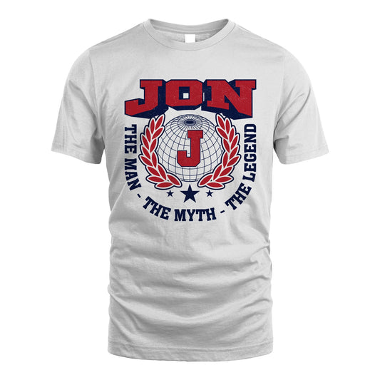 The Man The Myth The Legend Logo Shirt JON M1-30