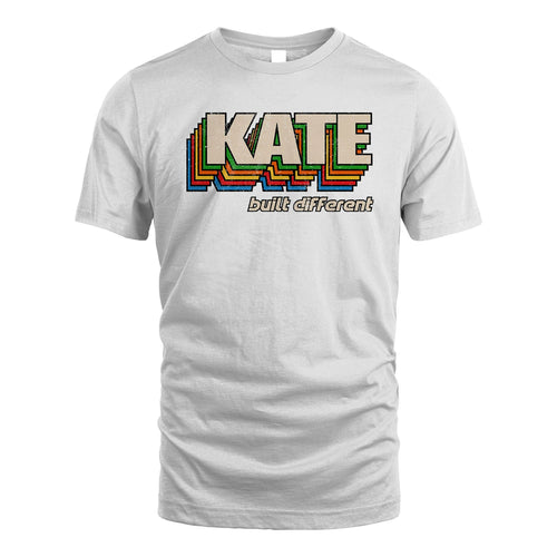 Your Name Built Different Retro Shirt KATE M1-26