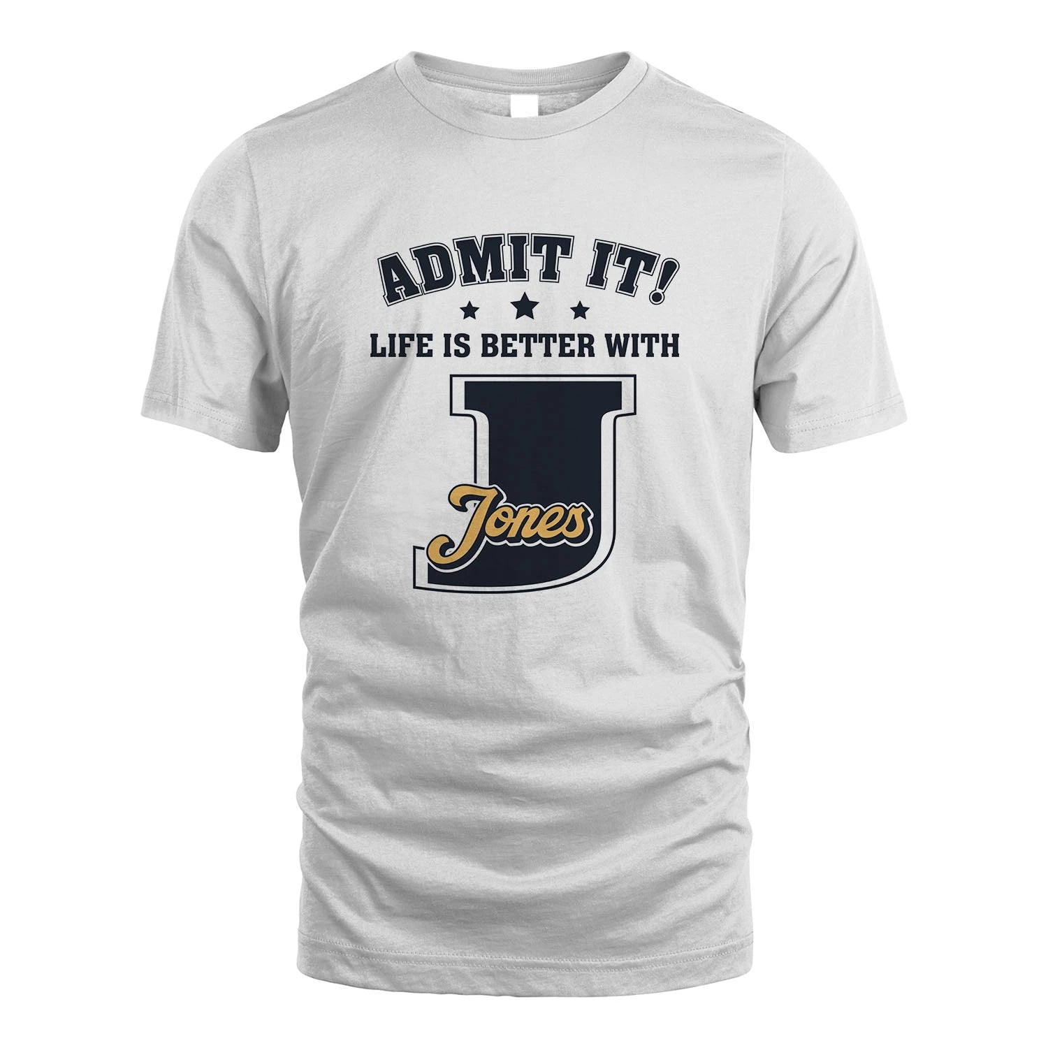 Life Is Better With Your Name Shirt JONES M1-17