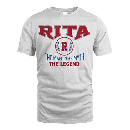 The Man The Myth The Legend Jet Style Shirt RITA M1-9