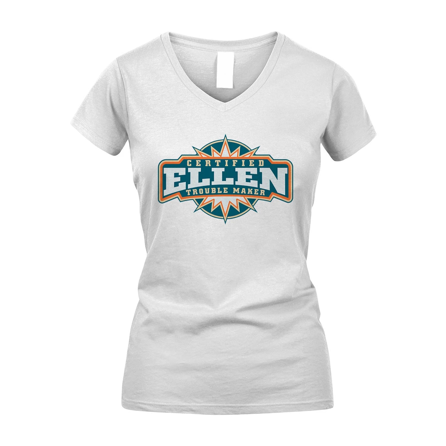 Certified Your Name Trouble Maker Shirt ELLEN M1-36