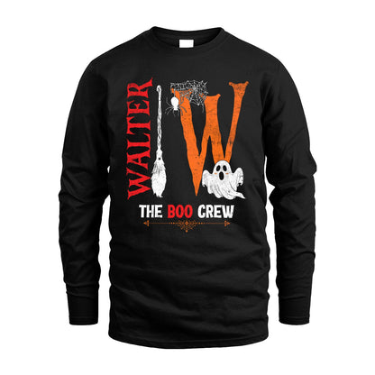 The Boo Crew Halloween With Your Name Shirt WALTER M1-23