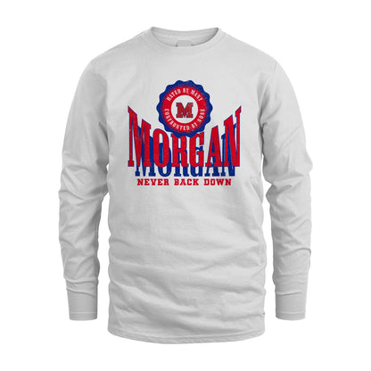 Your Name Never Back Down Shirt MORGAN M1-33