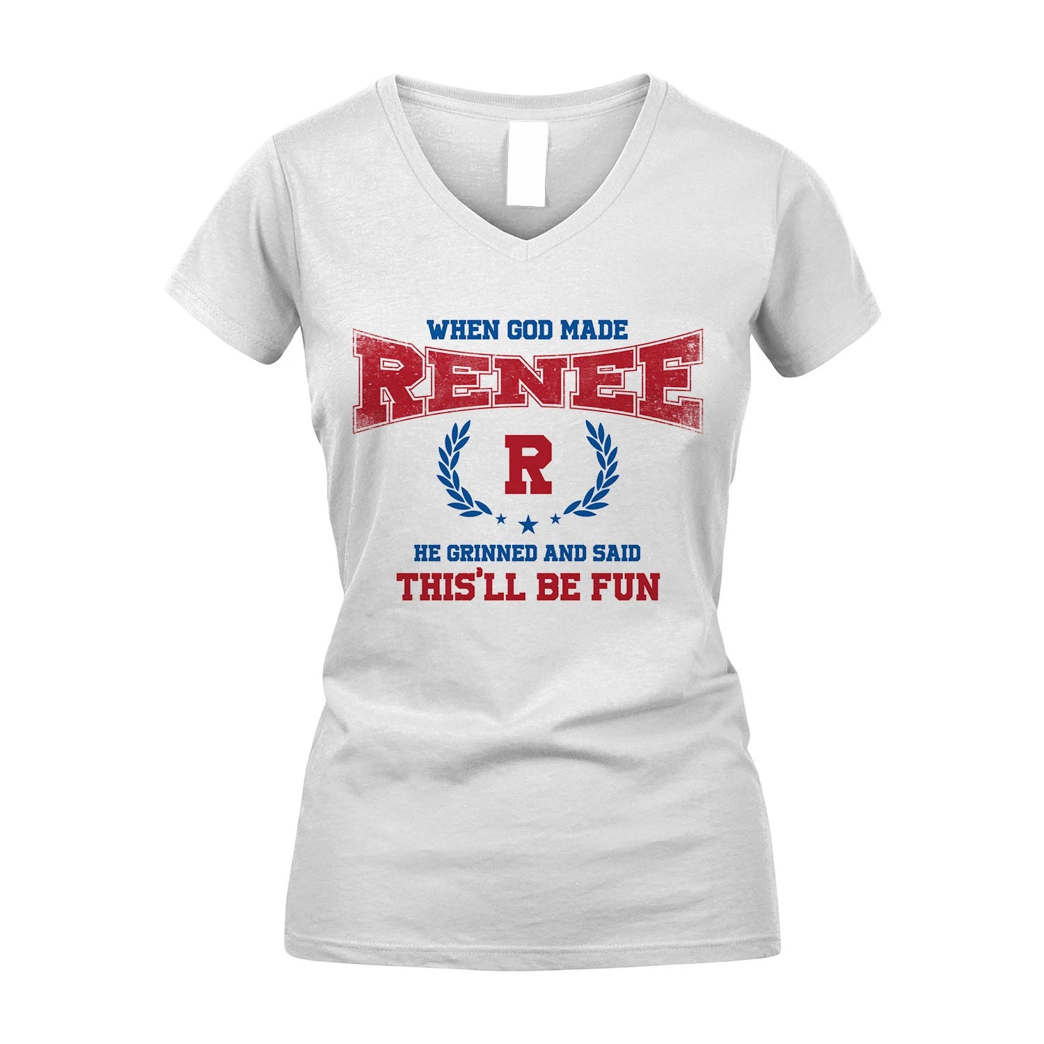 When God Made He Grinned And Said This'll Be Fun Shirt RENEE M1-12
