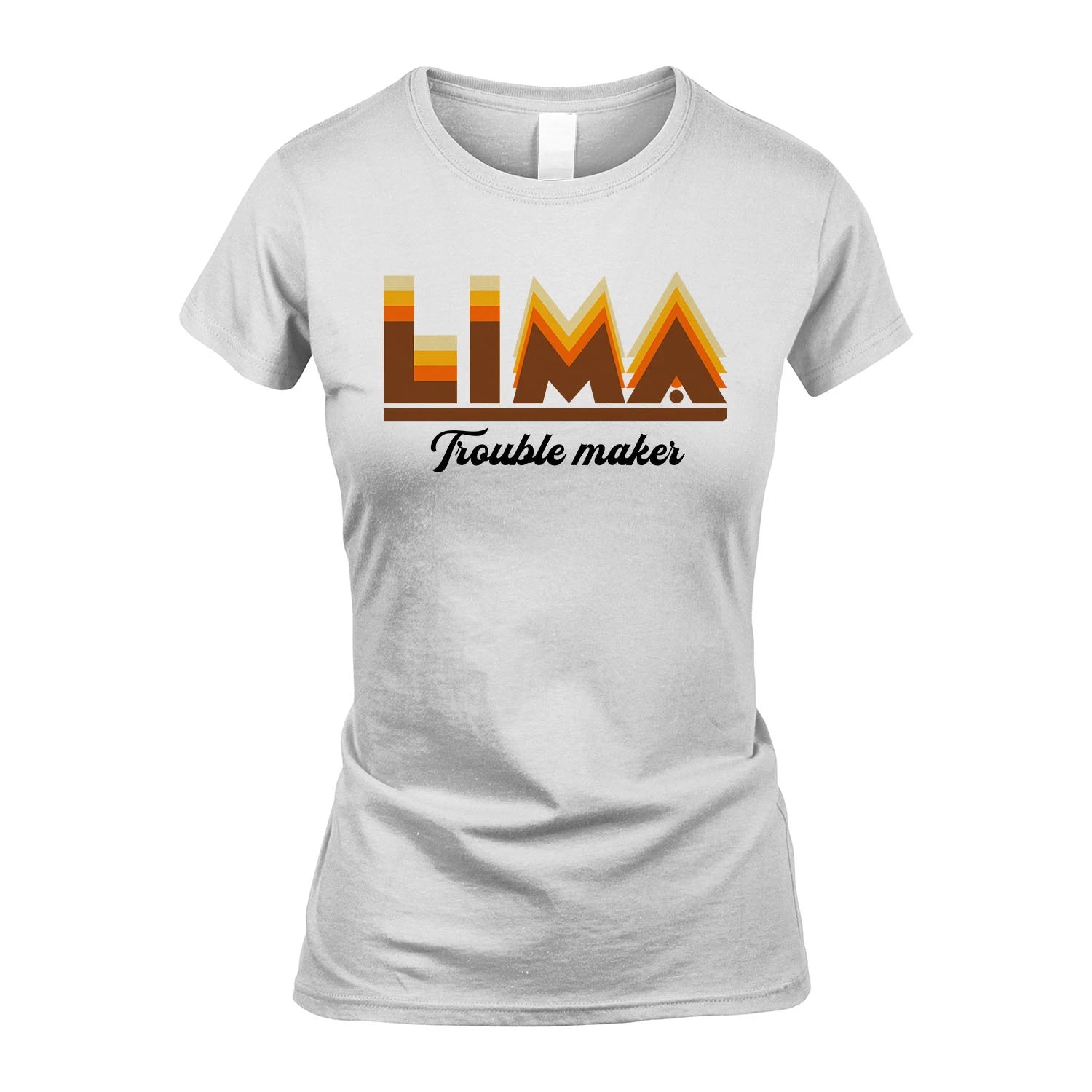 Your Name Trouble Maker Funny Shirt LIMA M1-34