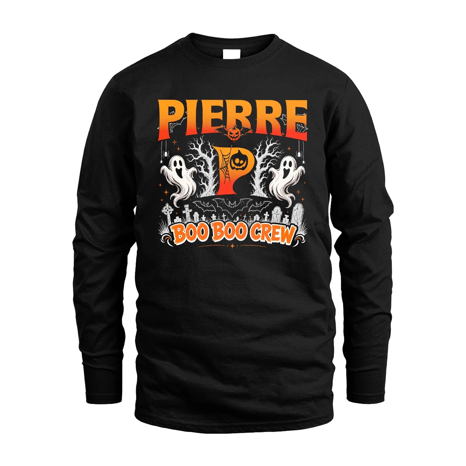 Boo Boo Crew Halloween Custom Name Shirt PIERRE M1-28