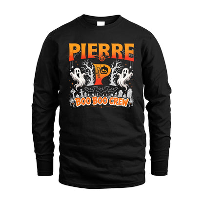 Boo Boo Crew Halloween Custom Name Shirt PIERRE M1-28