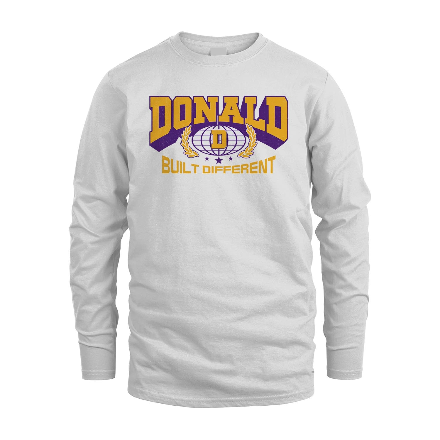 Your Name Built Different Sporty Shirt DONALD M1-32
