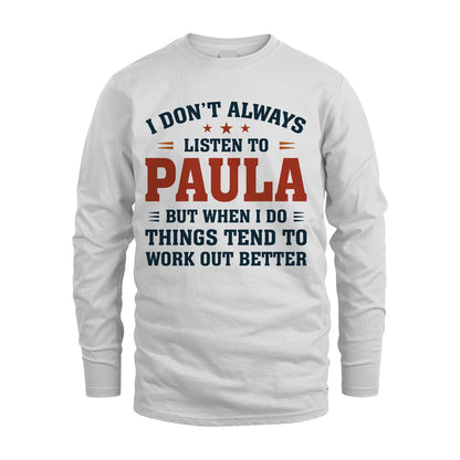 I Don't Always Listen To... PAULA M1-2