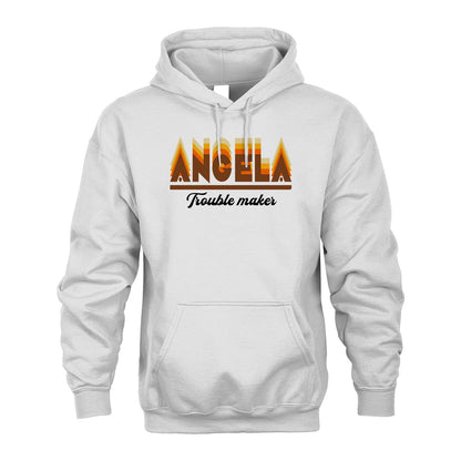 Your Name Trouble Maker Funny Shirt ANGELA M1-34