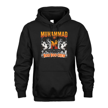 Boo Boo Crew Halloween Custom Name Shirt MUHAMMAD M1-28