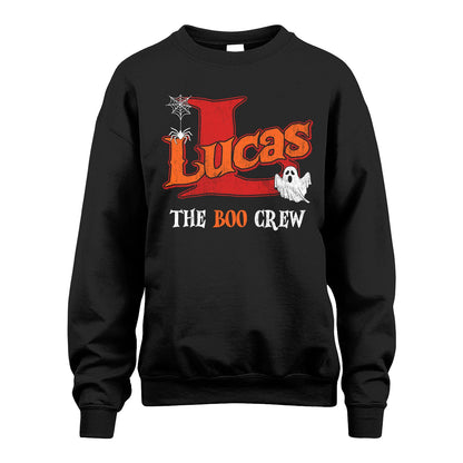 The Boo Crew Halloween Custom Name Shirt LUCAS M1-22
