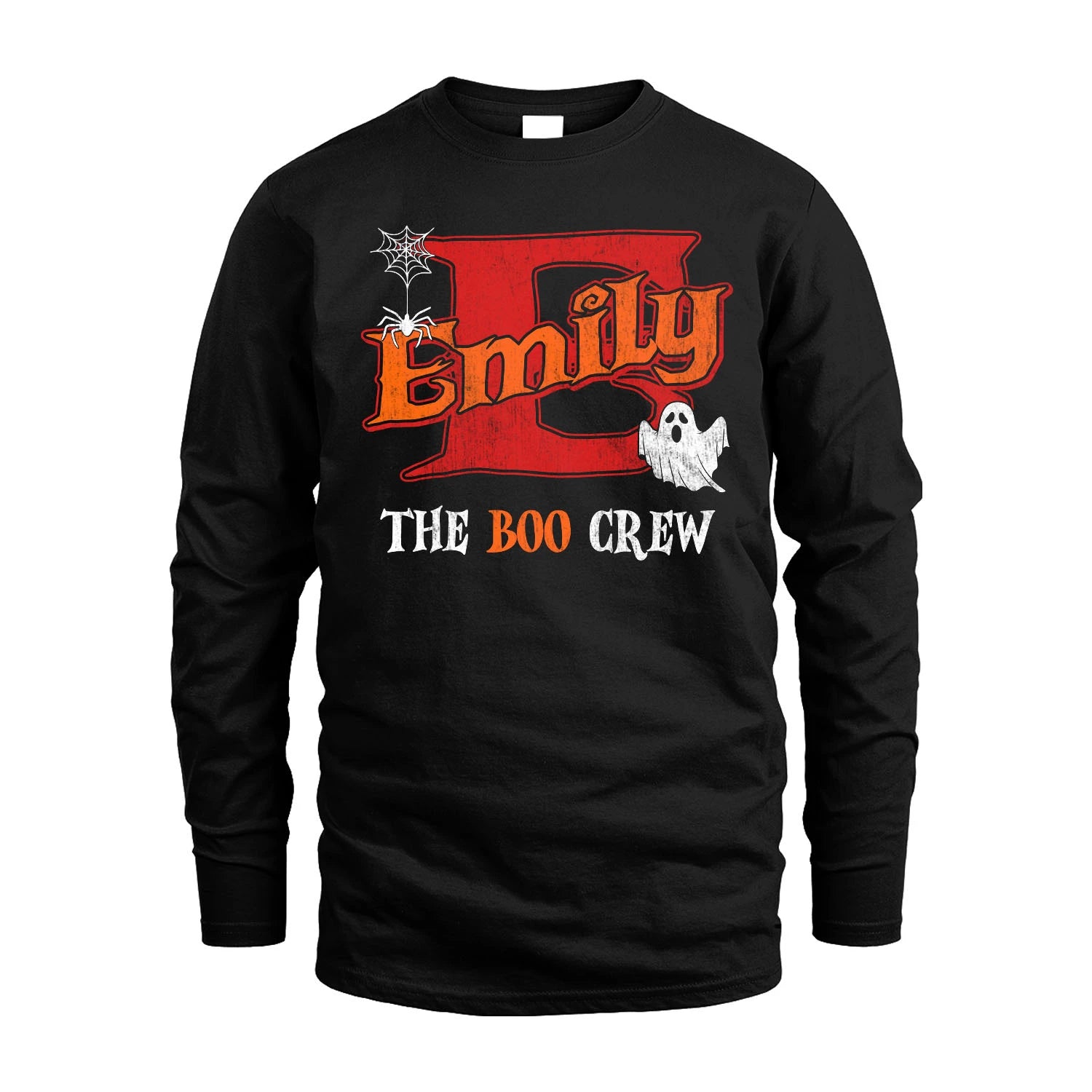 The Boo Crew Halloween Custom Name Shirt EMILY M1-22