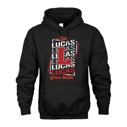 Team Your Name Lifetime Member Sporty Shirt LUCAS M1-25