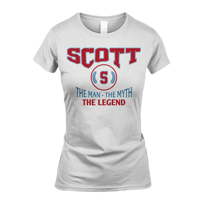 The Man The Myth The Legend Jet Style Shirt SCOTT M1-9