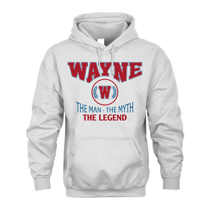 The Man The Myth The Legend Jet Style Shirt WAYNE M1-9