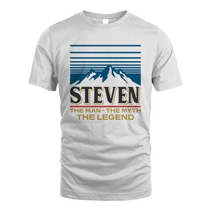 The Man The Myth The Legend Vintage Mountain Shirt STEVEN M1-19