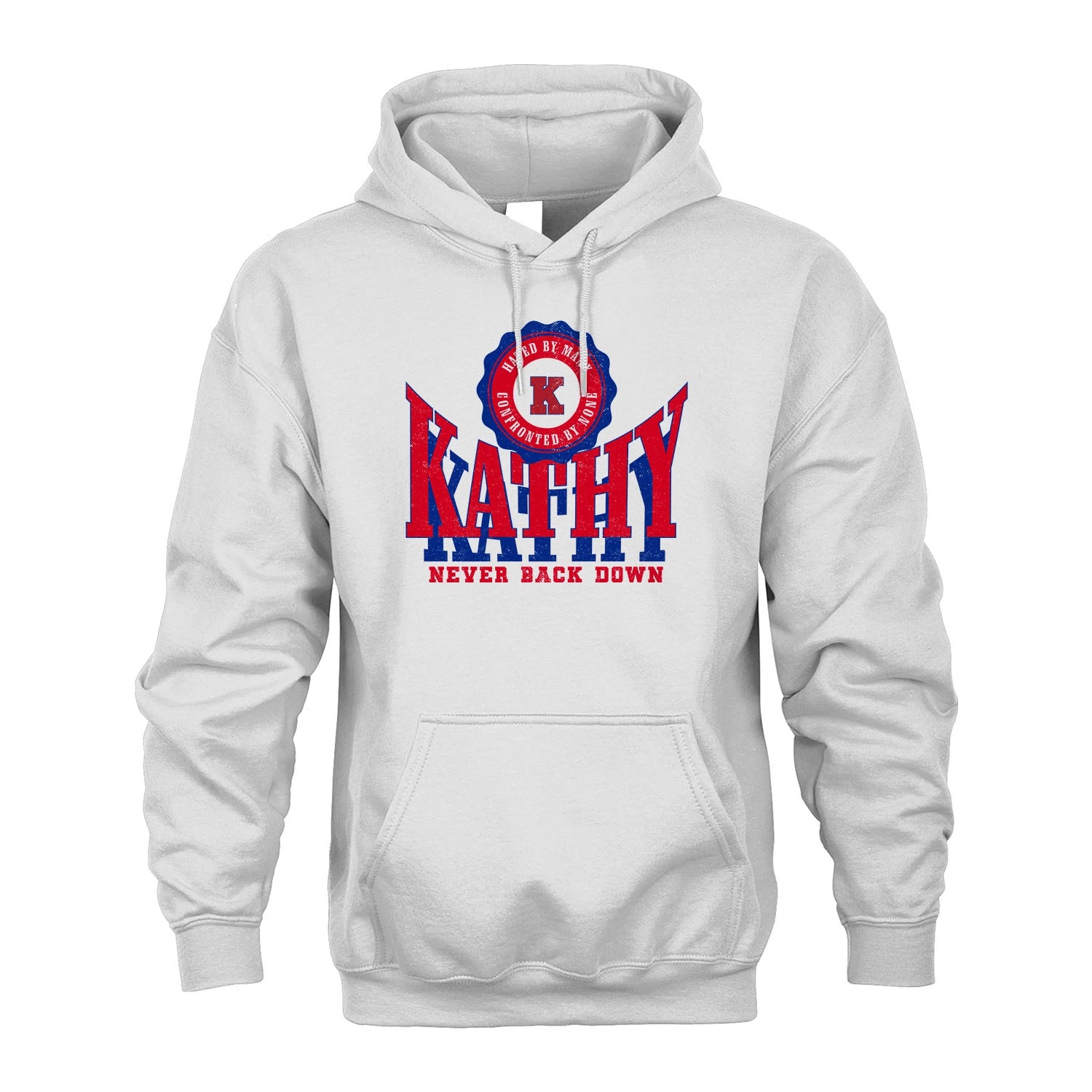Your Name Never Back Down Shirt KATHY M1-33