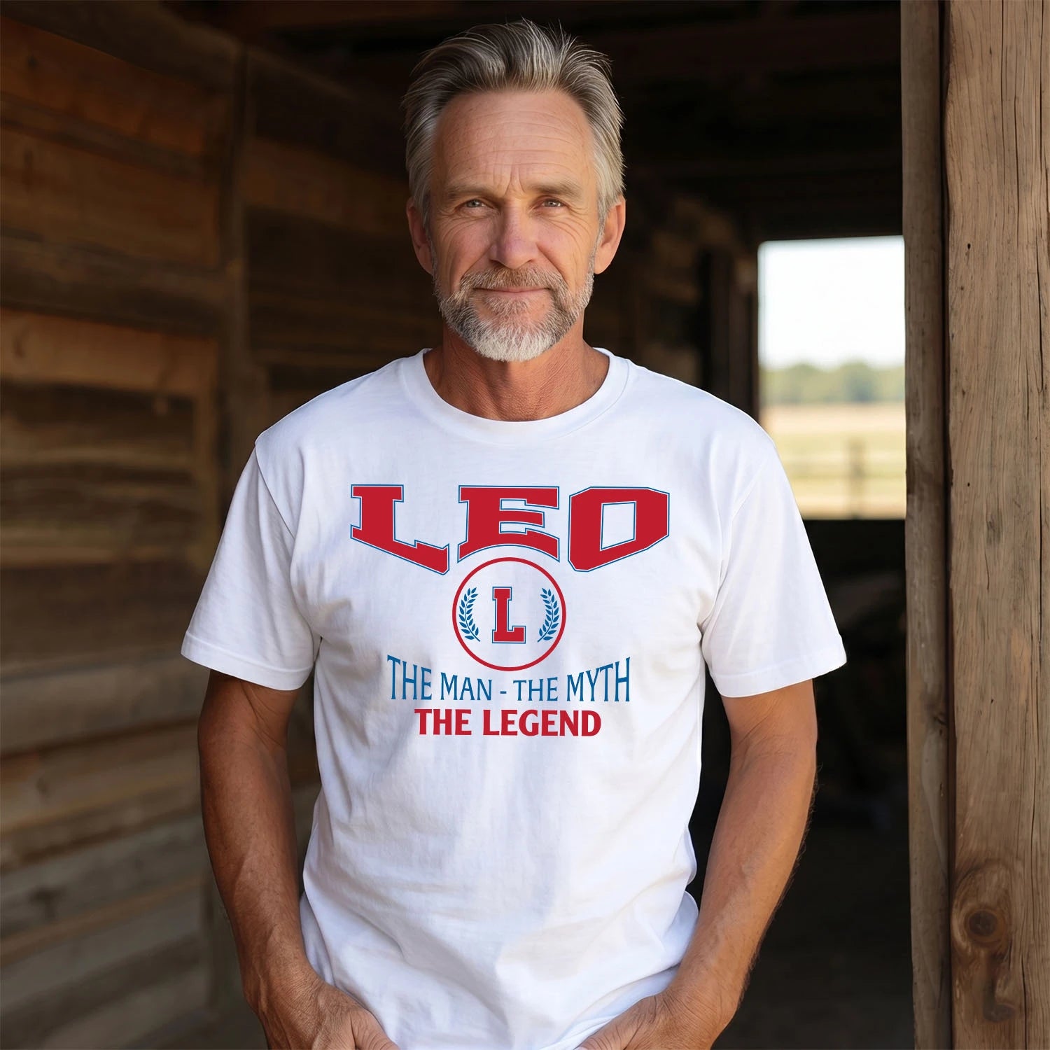 The Man The Myth The Legend Jet Style Shirt LEO M1-9