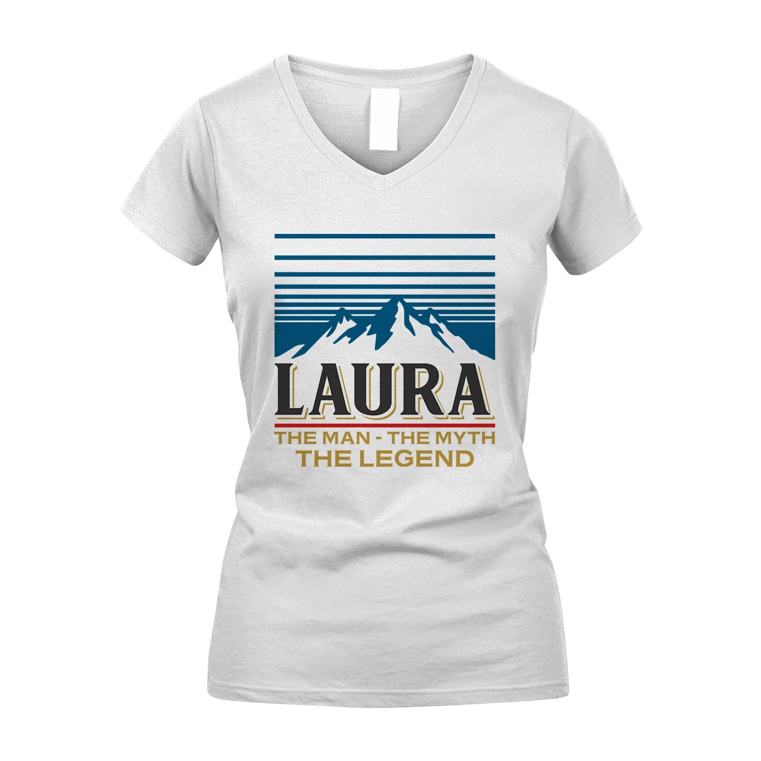 The Man The Myth The Legend Vintage Mountain Shirt LAURA M1-19