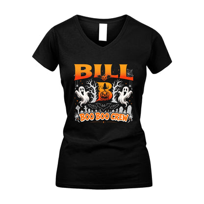 Boo Boo Crew Halloween Custom Name Shirt BILL M1-28