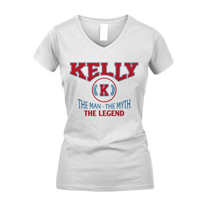 The Man The Myth The Legend Jet Style Shirt KELLY M1-9