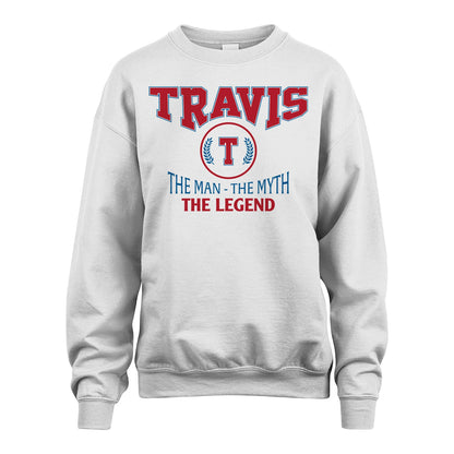 The Man The Myth The Legend Jet Style Shirt TRAVIS M1-9