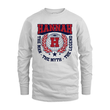 The Man The Myth The Legend Logo Shirt HANNAH M1-30