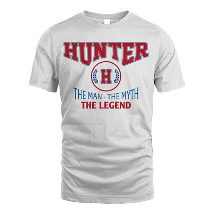 The Man The Myth The Legend Jet Style Shirt HUNTER M1-9