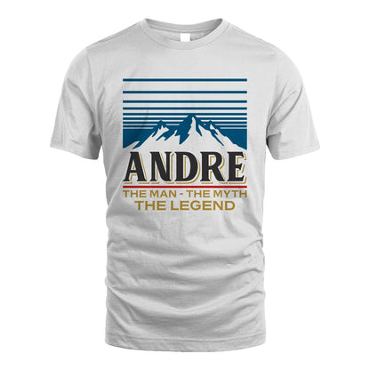 The Man The Myth The Legend Vintage Mountain Shirt ANDRE M1-19