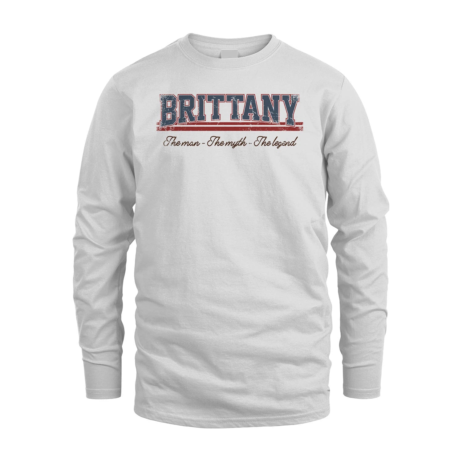 The Man The Myth The Legend Vintage Shirt BRITTANY M1-6