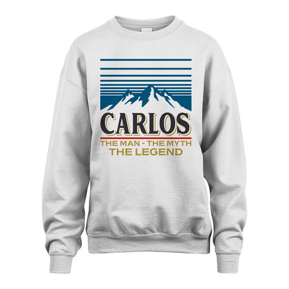 The Man The Myth The Legend Vintage Mountain Shirt CARLOS M1-19