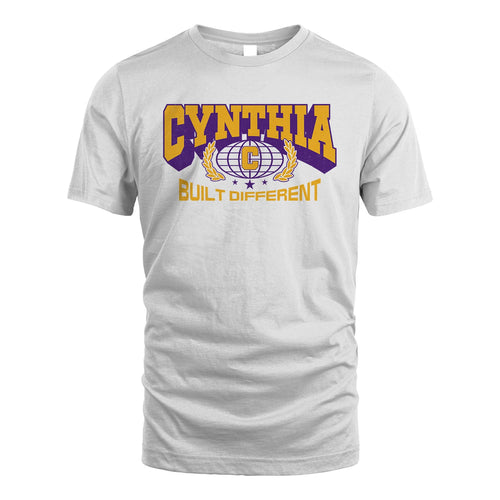 Your Name Built Different Sporty Shirt CYNTHIA M1-32