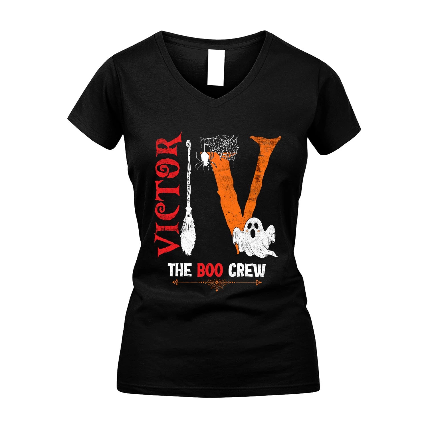 The Boo Crew Halloween With Your Name Shirt VICTOR M1-23