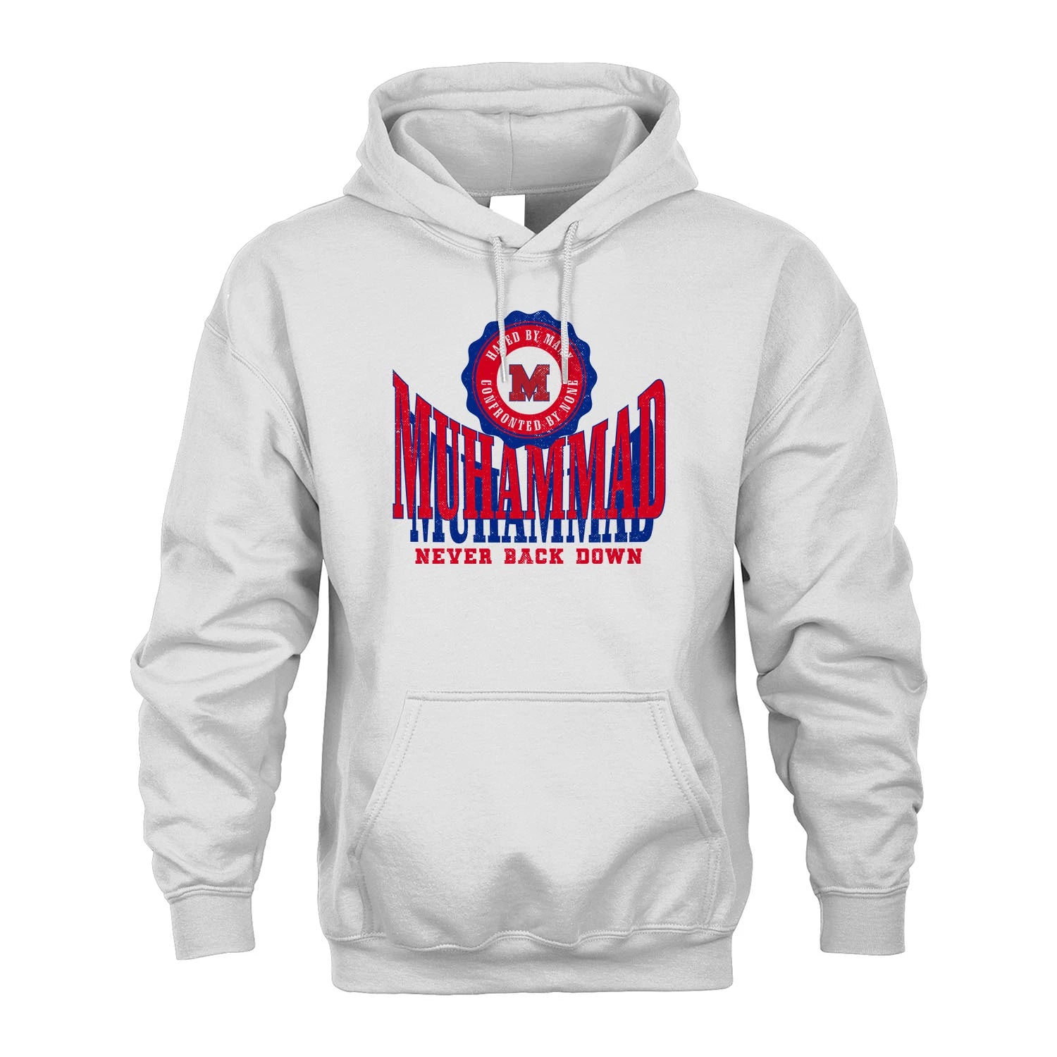 Your Name Never Back Down Shirt MUHAMMAD M1-33