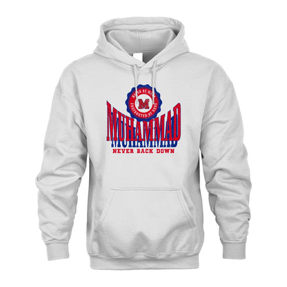 Your Name Never Back Down Shirt MUHAMMAD M1-33